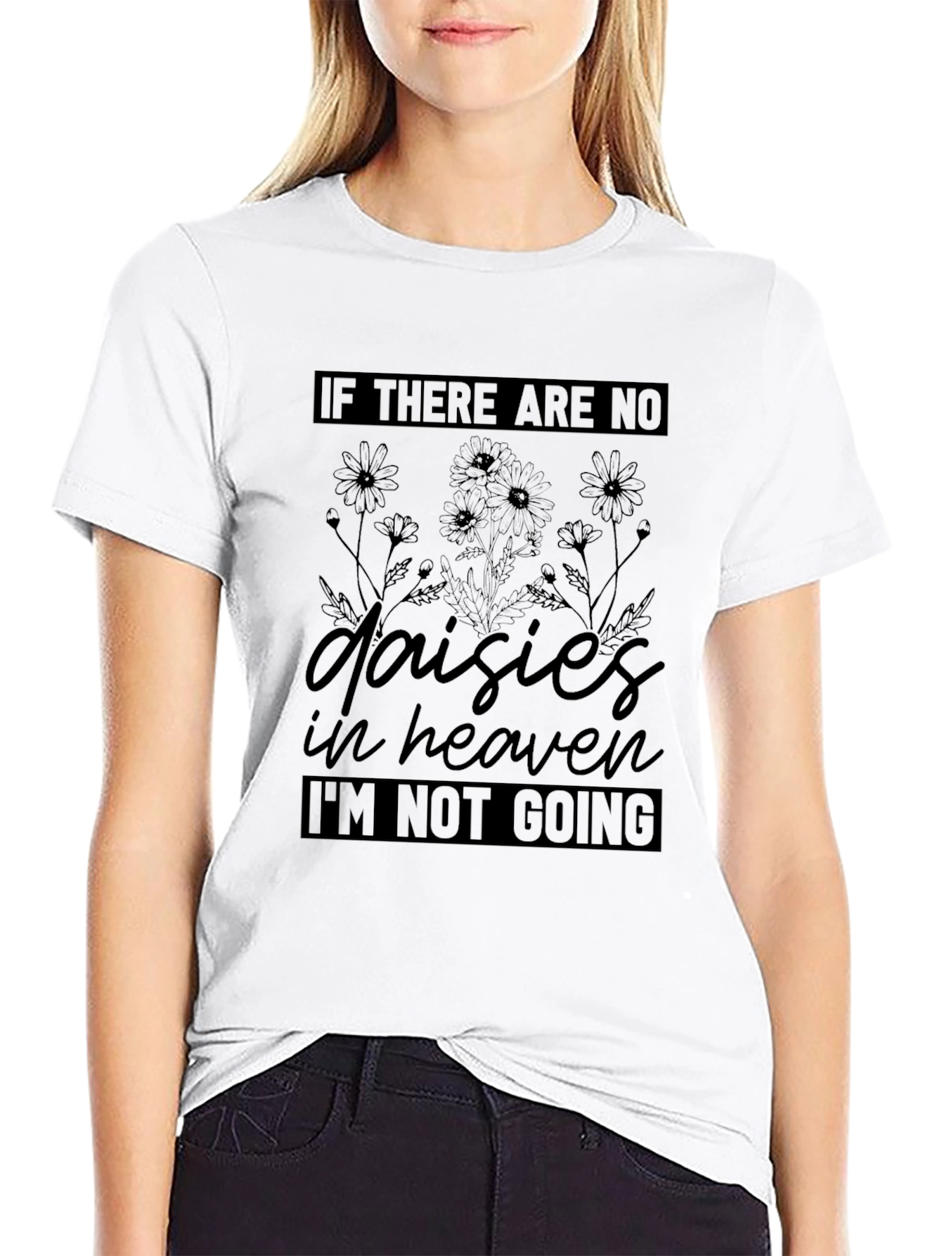 Daisies In Heaven Graphic T-Shirt