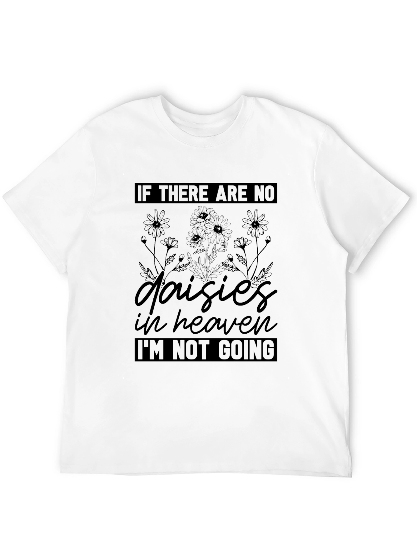 Daisies In Heaven Graphic T-Shirt