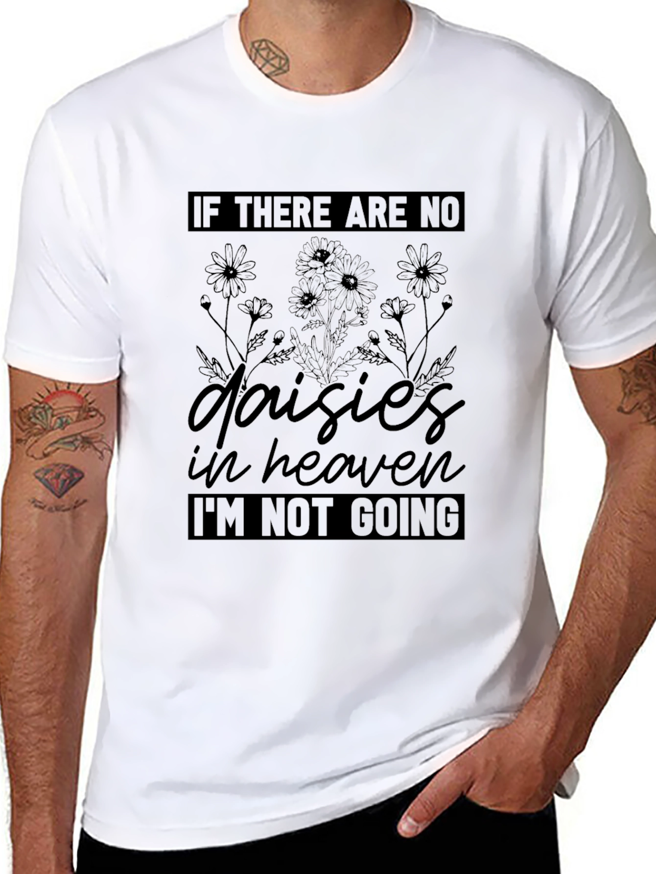 Daisies In Heaven Graphic T-Shirt
