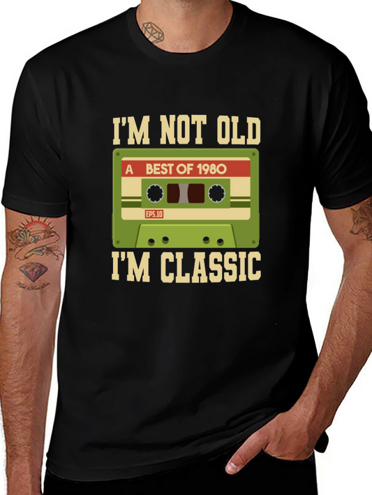 Retro 1980s Cassette Tape Graphic T-Shirt