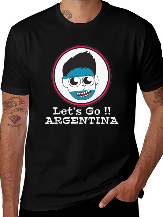 Argentina Fan T-Shirt - Lets Go Argentina!