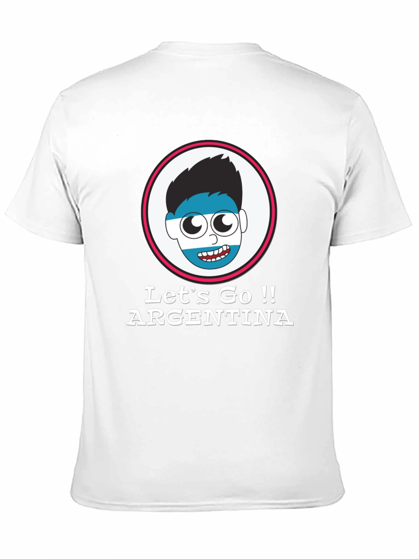 Argentina Fan T-Shirt - Lets Go Argentina!