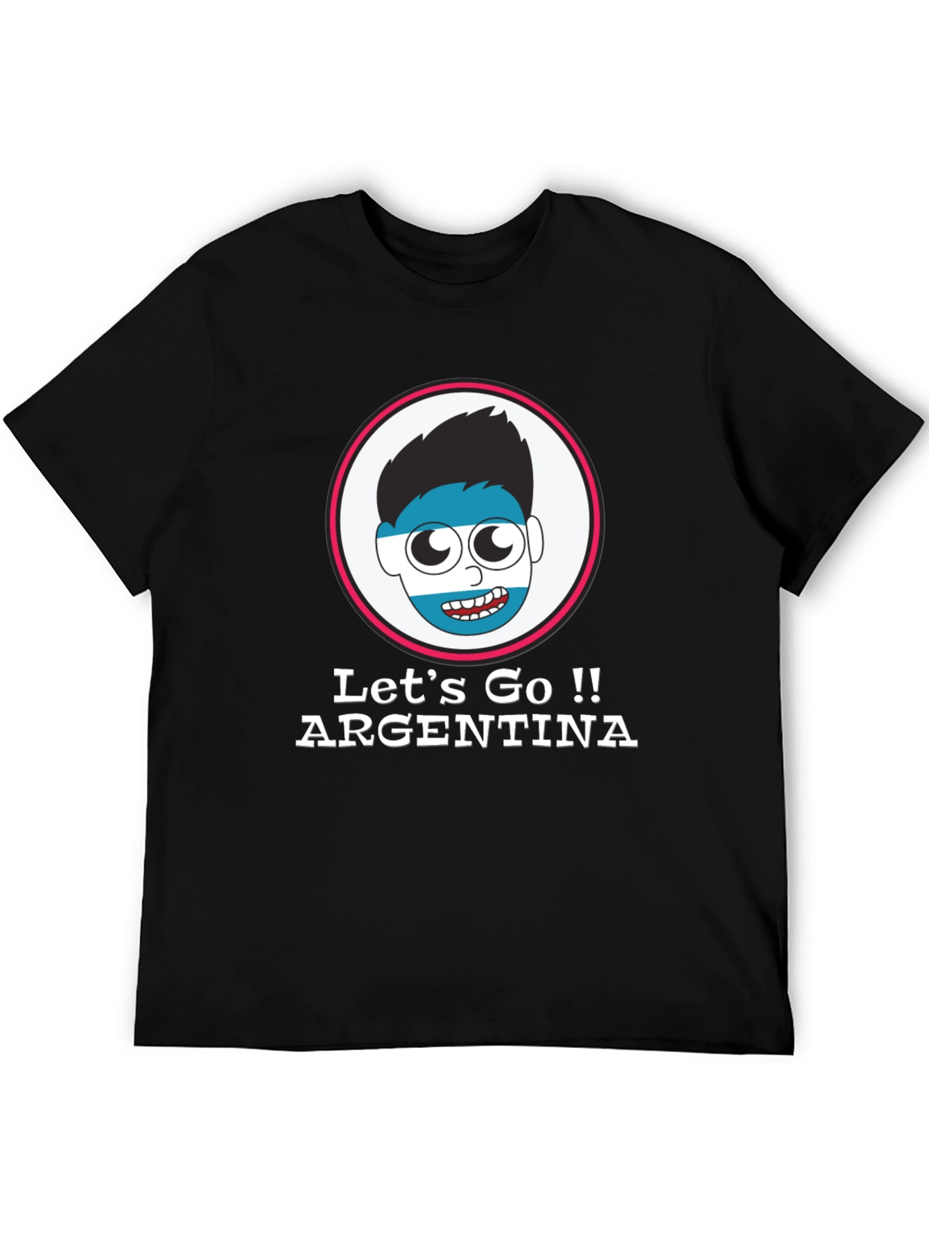 Argentina Fan T-Shirt - Lets Go Argentina!