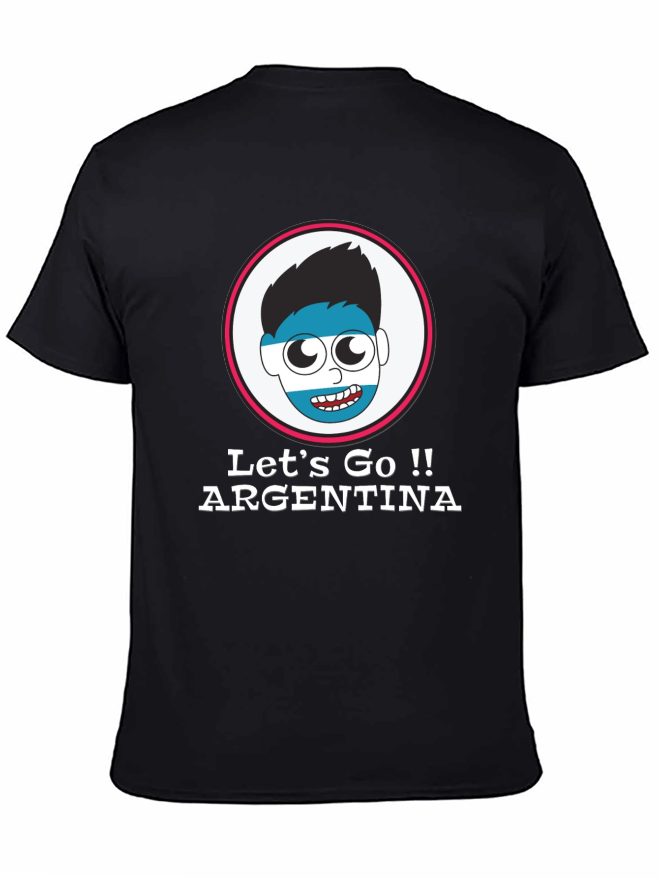 Argentina Fan T-Shirt - Lets Go Argentina!