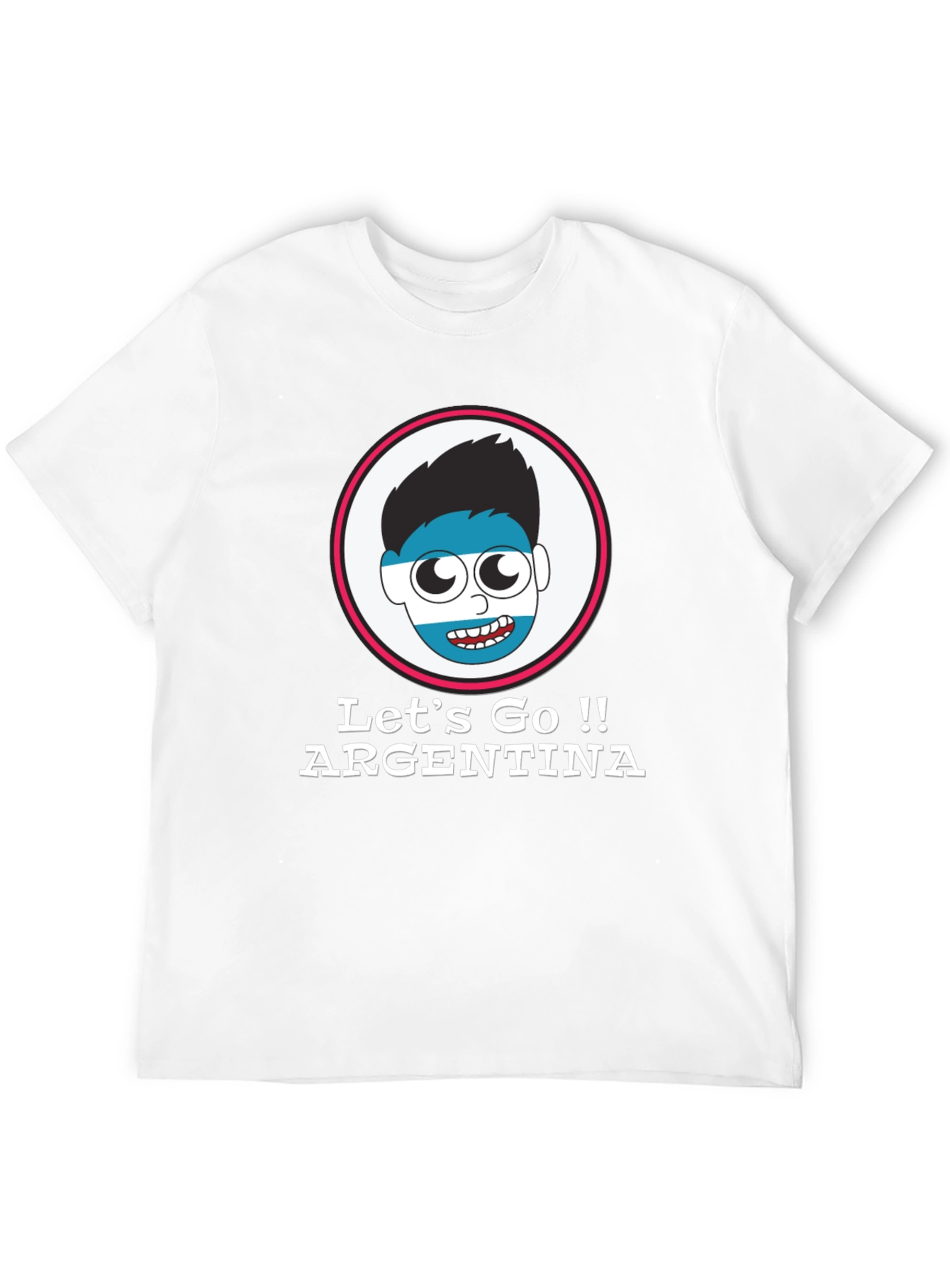 Argentina Fan T-Shirt - Lets Go Argentina!