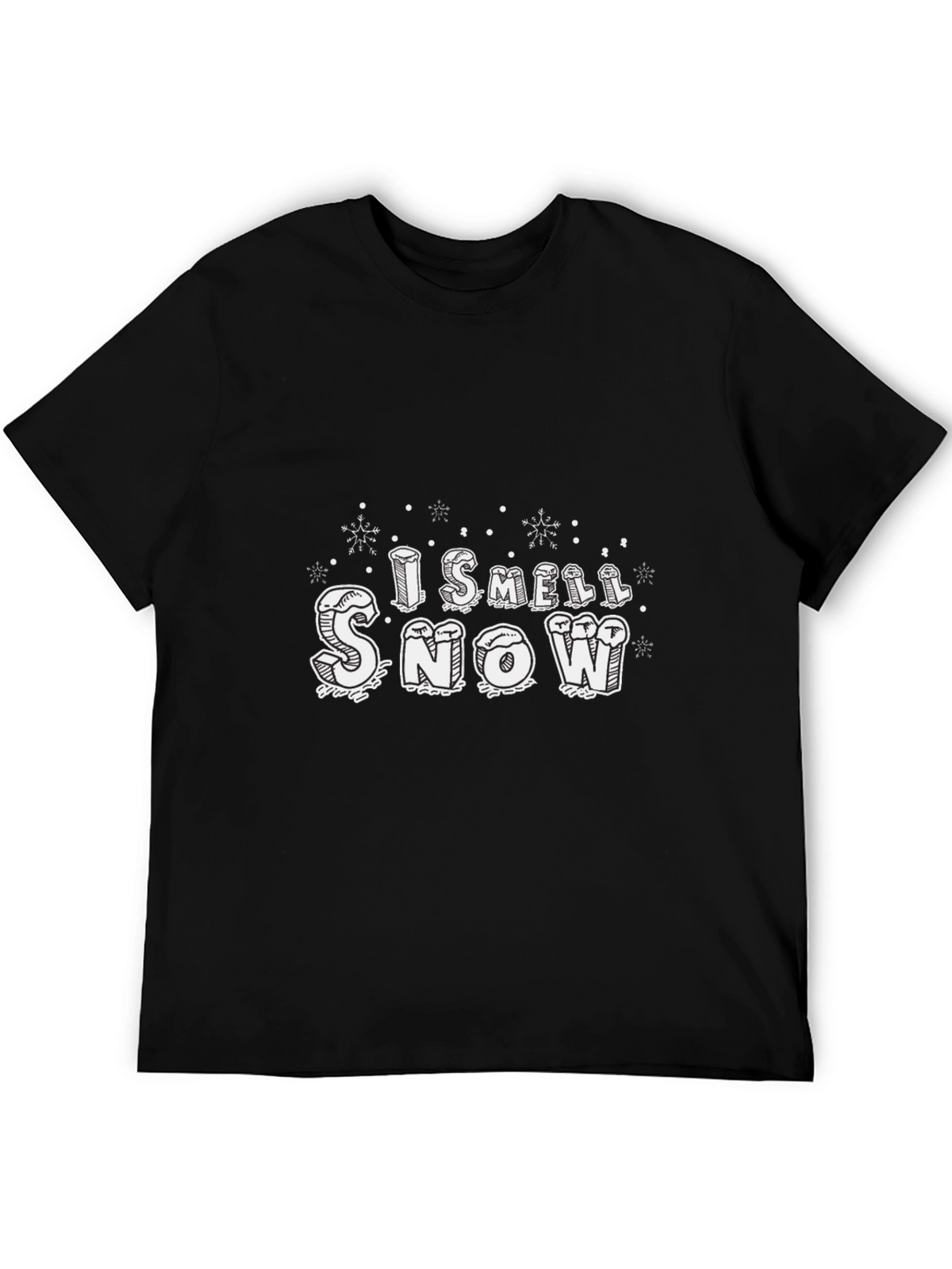 I Smell Snow Graphic Tee - Winter Holiday Shirt