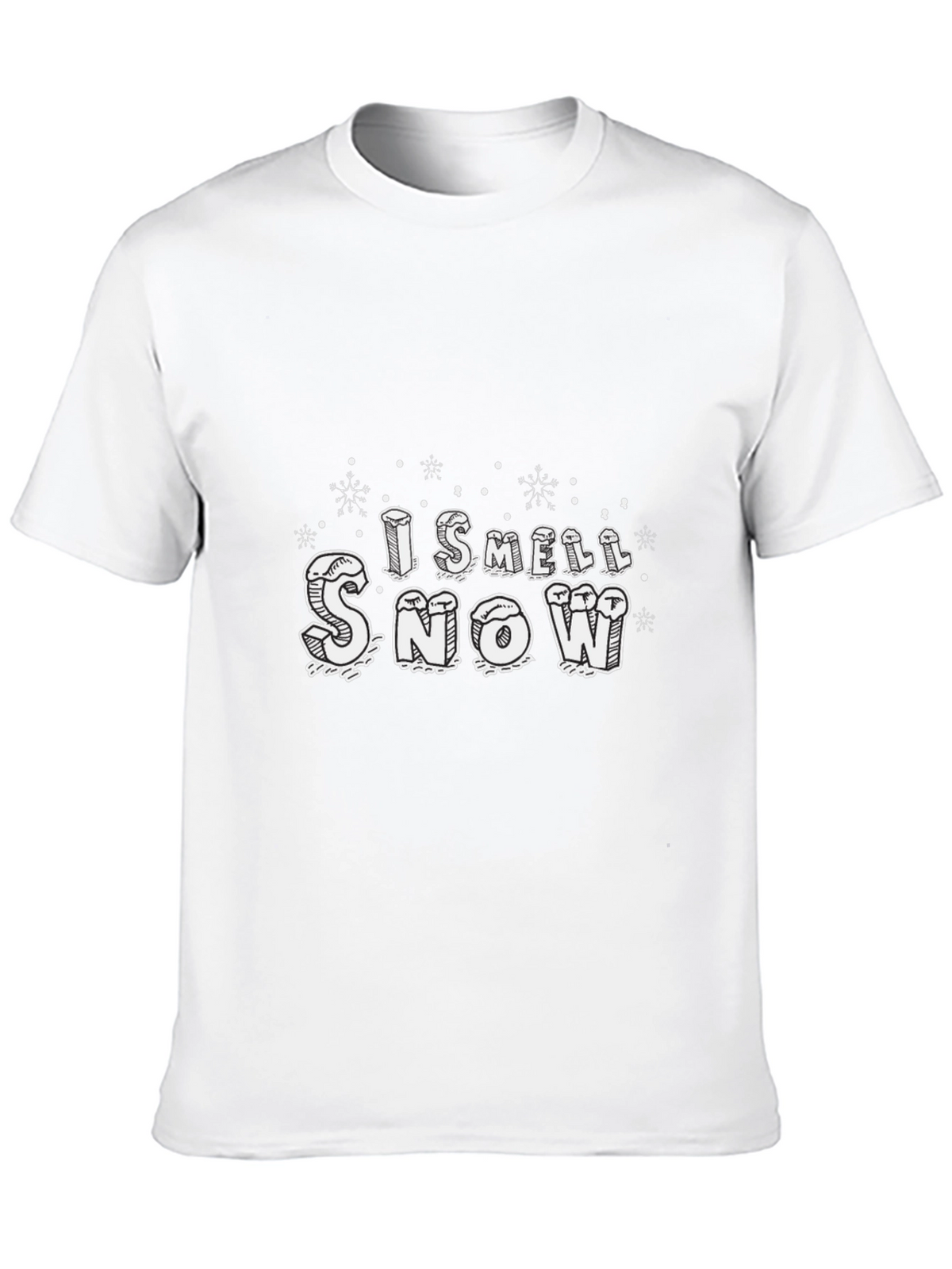 I Smell Snow Graphic Tee - Winter Holiday Shirt