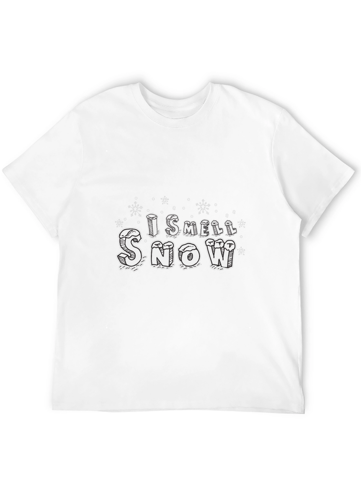I Smell Snow Graphic Tee - Winter Holiday Shirt