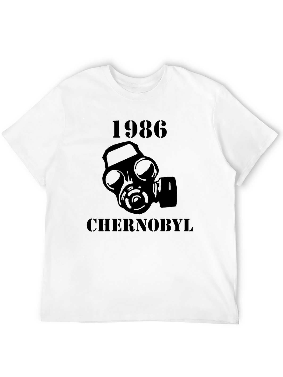 Chernobyl 1986 Gas Mask T-Shirt - Black