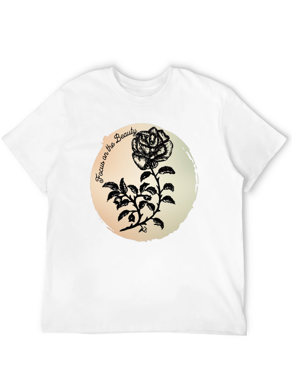 Focus on the Beauty Rose Graphic T-Shirt
