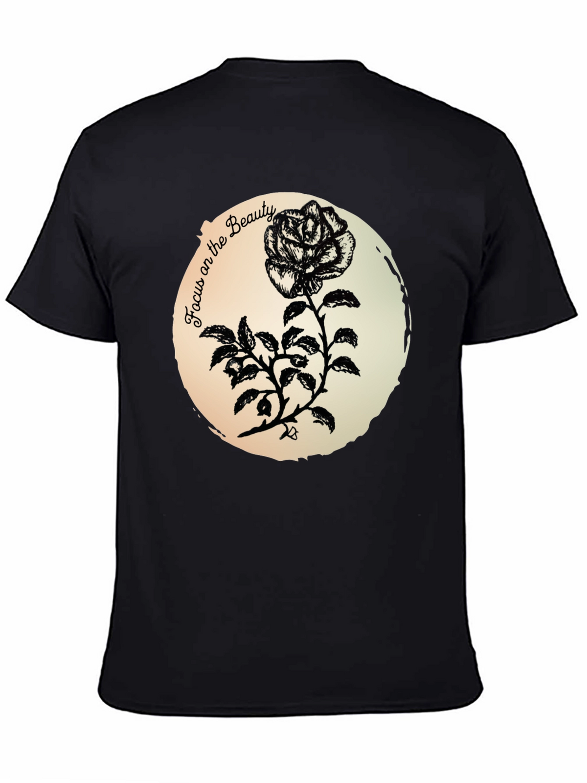 Focus on the Beauty Rose Graphic T-Shirt