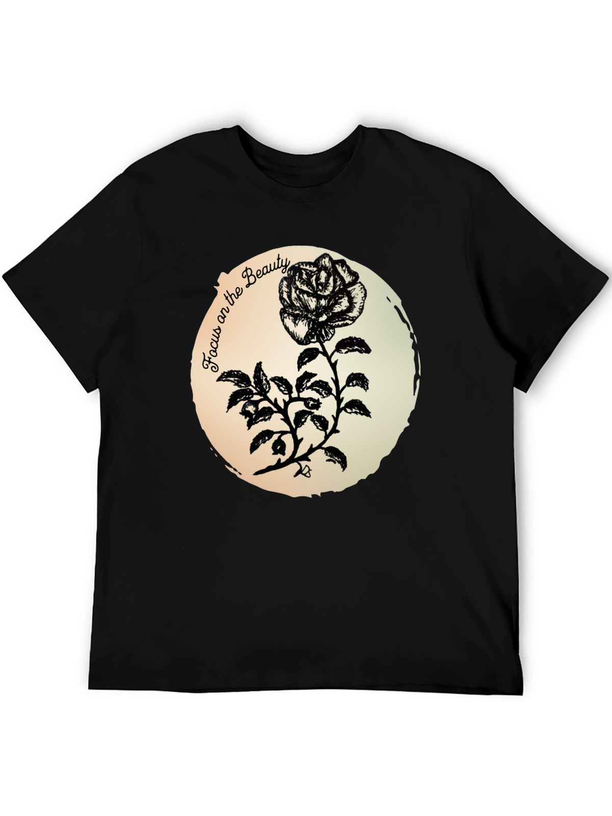 Focus on the Beauty Rose Graphic T-Shirt