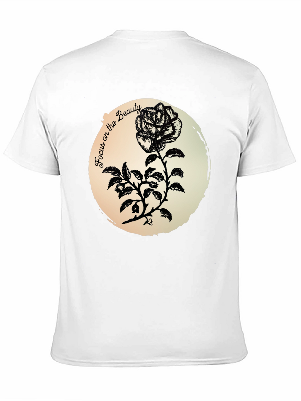 Focus on the Beauty Rose Graphic T-Shirt