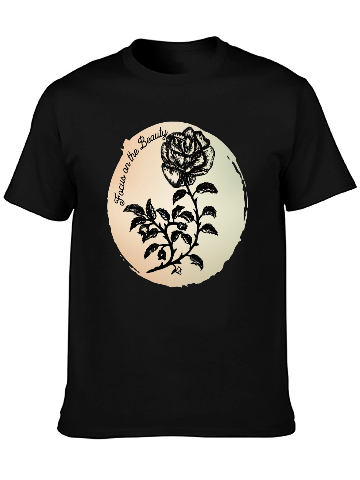 Focus on the Beauty Rose Graphic T-Shirt