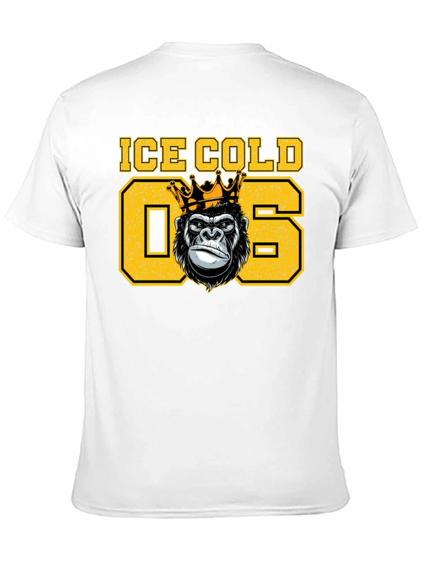 Ice Cold King Gorilla Graphic T-Shirt