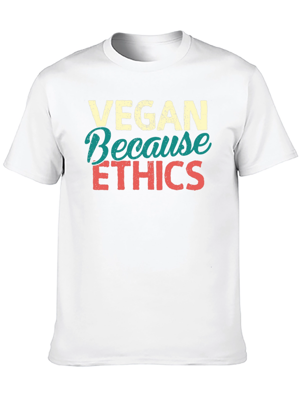 Vegan Ethics Graphic T-Shirt - Black