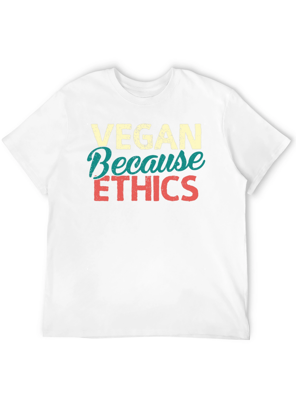 Vegan Ethics Graphic T-Shirt - Black