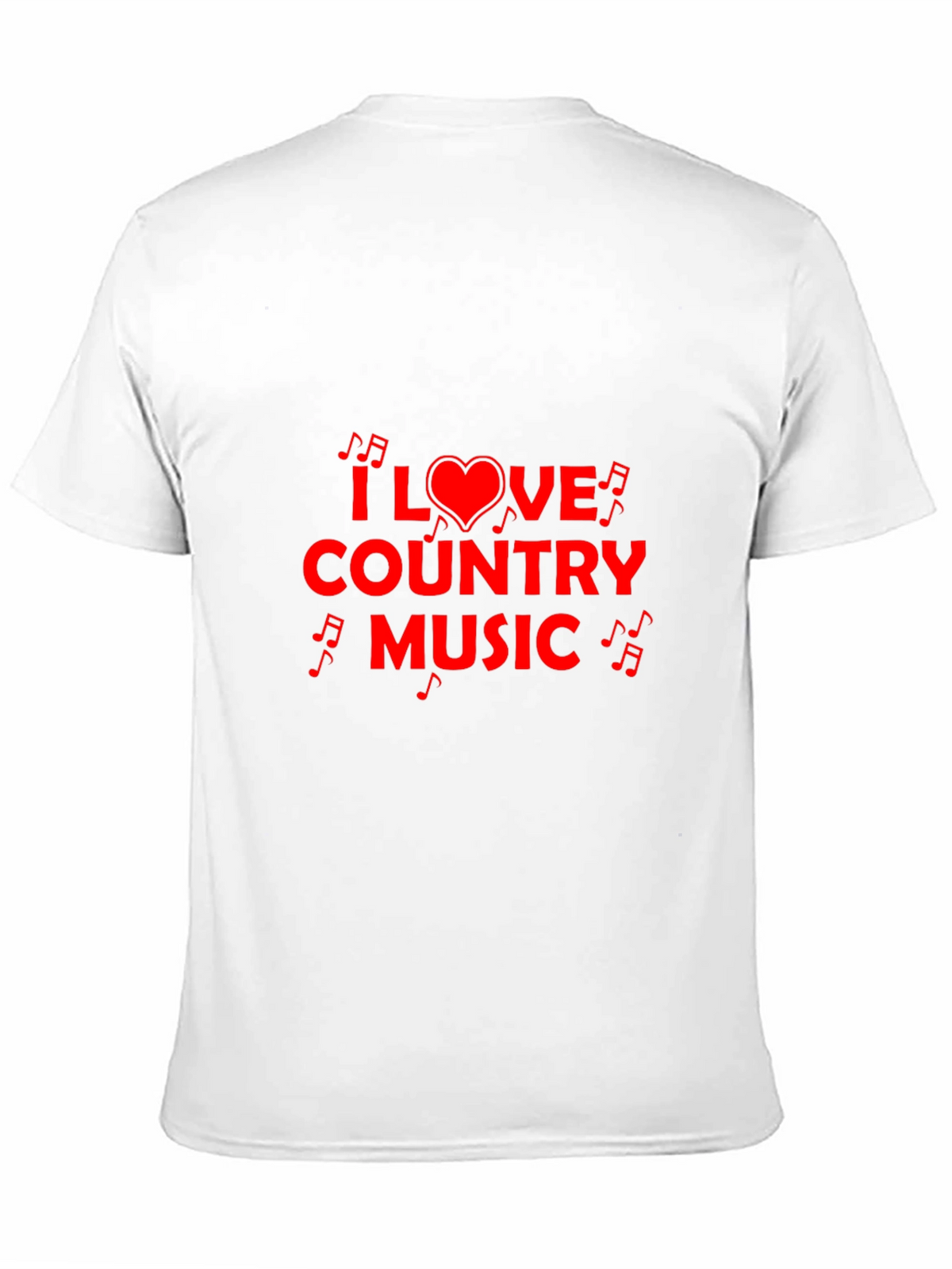 I Love Country Music Black T-Shirt