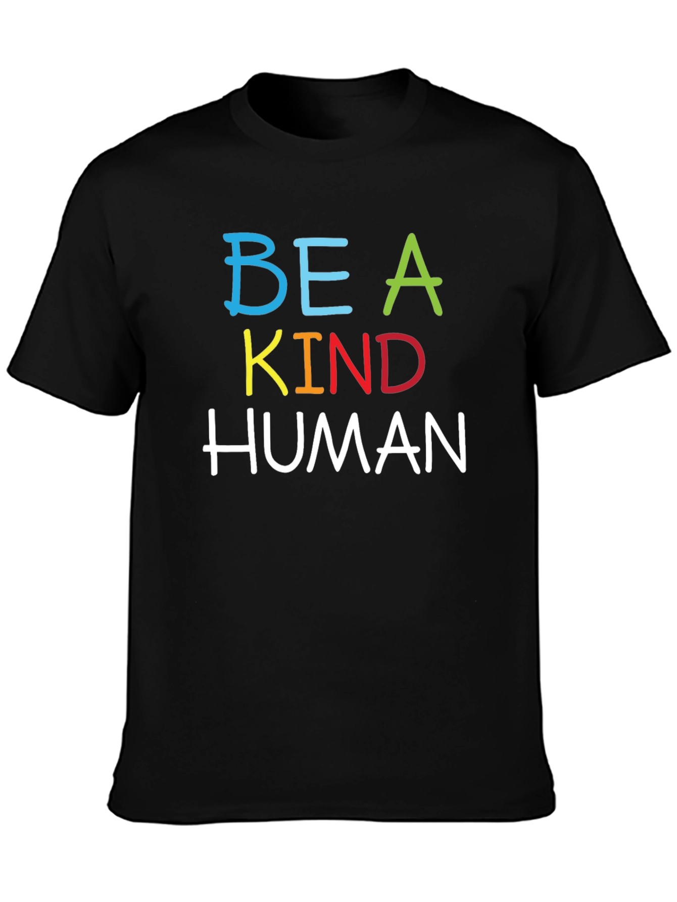 Be A Kind Human Graphic Tee - Black