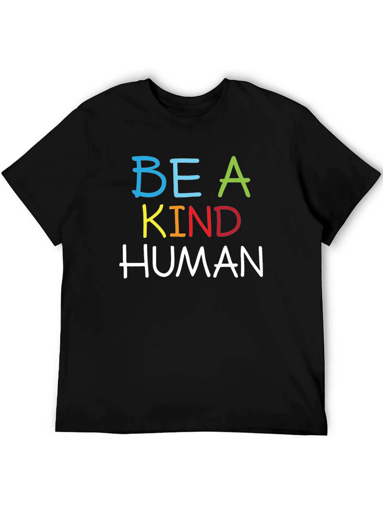 Be A Kind Human Graphic Tee - Black