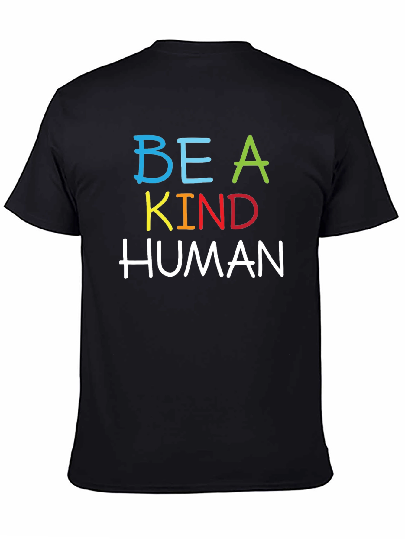 Be A Kind Human Graphic Tee - Black