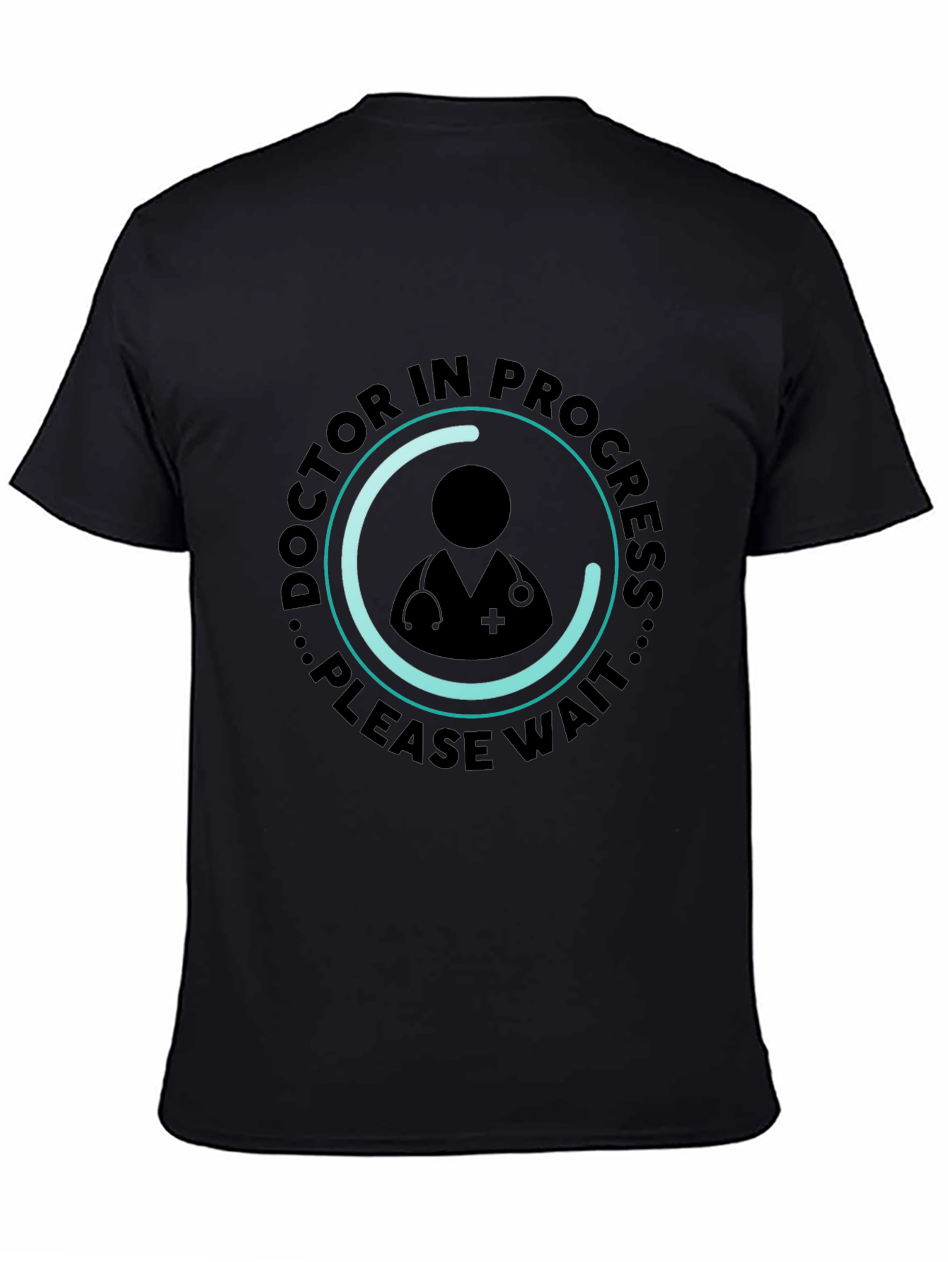 Doctor in Progress Black T-Shirt