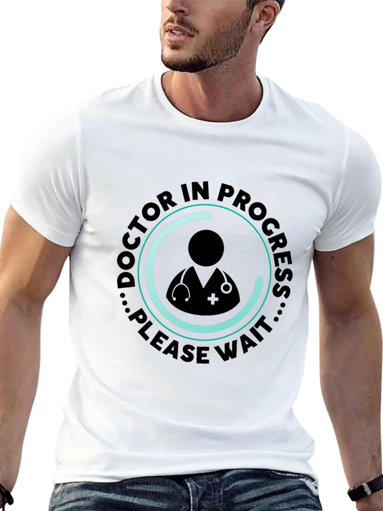 Doctor in Progress Black T-Shirt