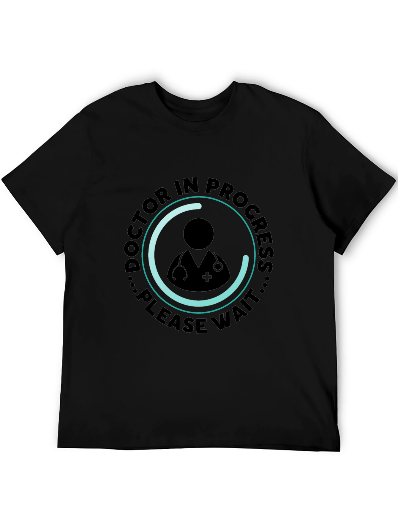 Doctor in Progress Black T-Shirt