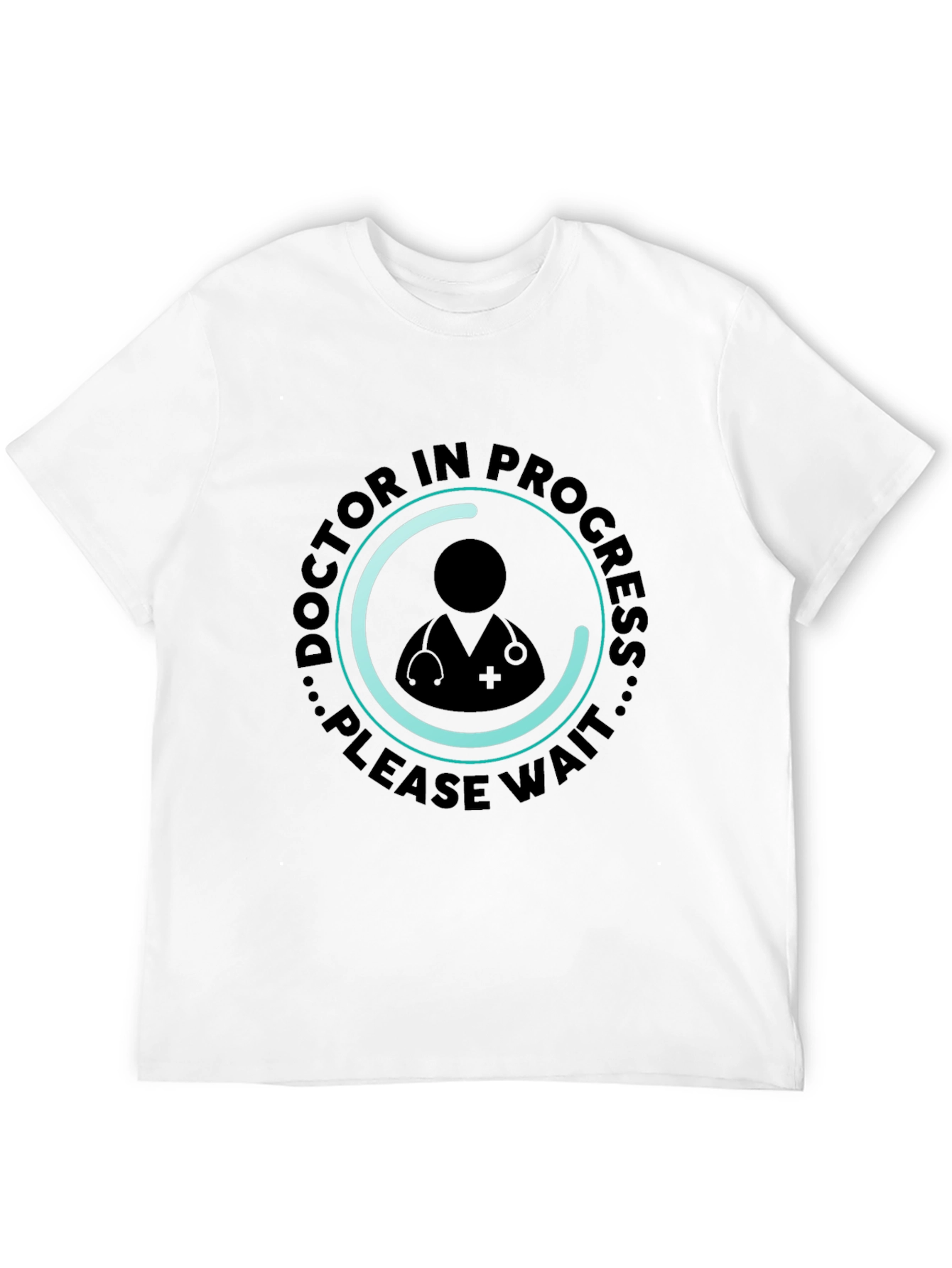 Doctor in Progress Black T-Shirt