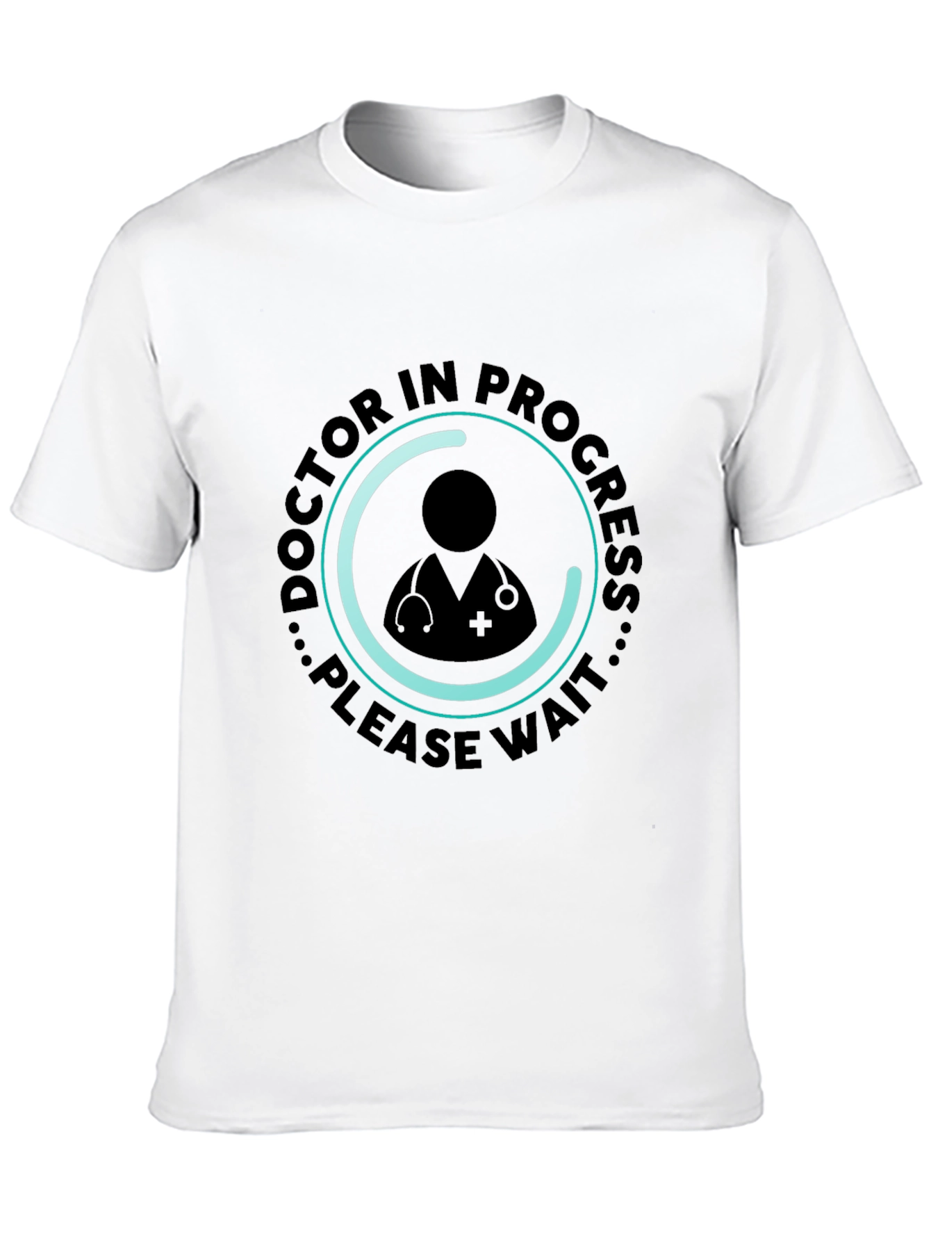Doctor in Progress Black T-Shirt