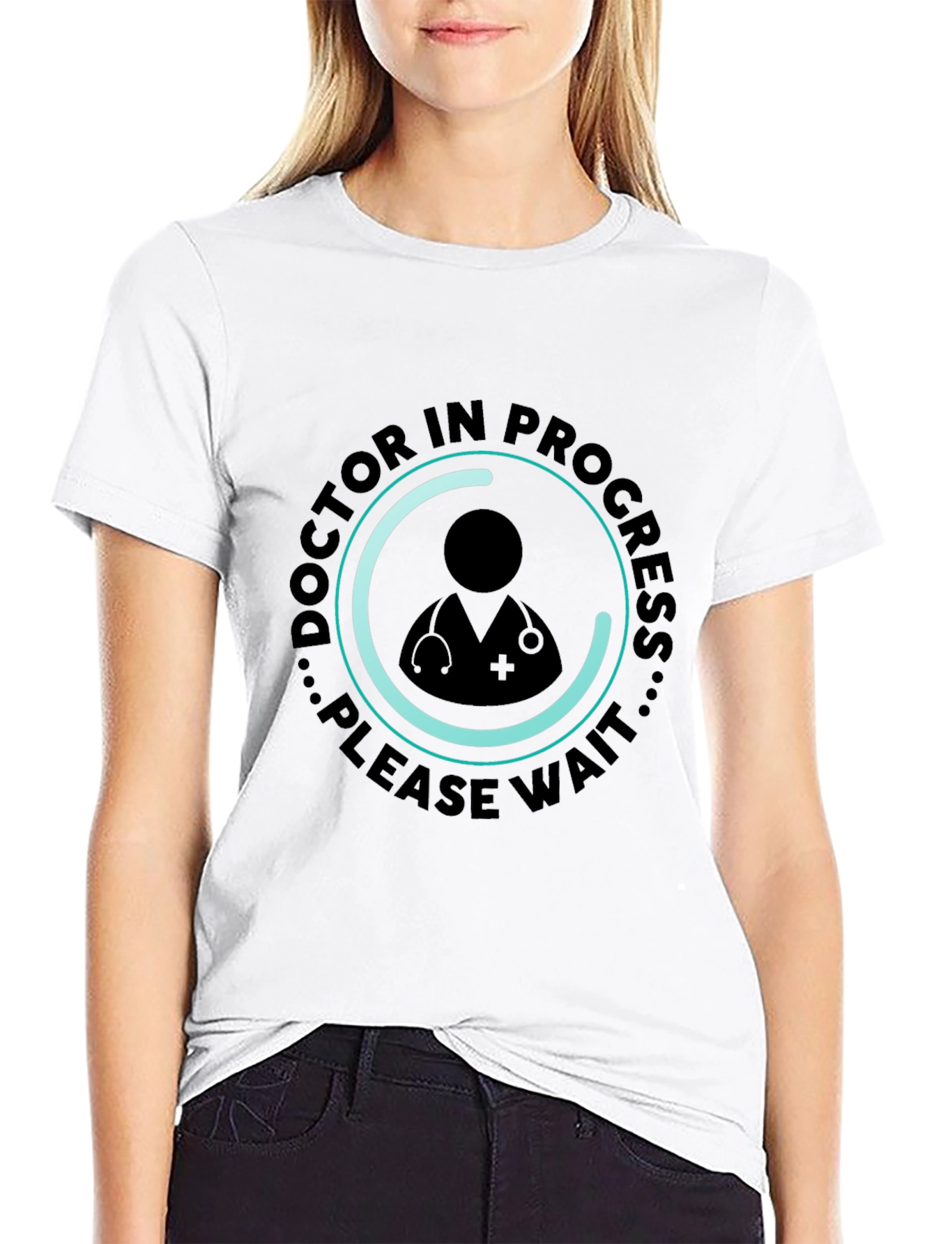 Doctor in Progress Black T-Shirt