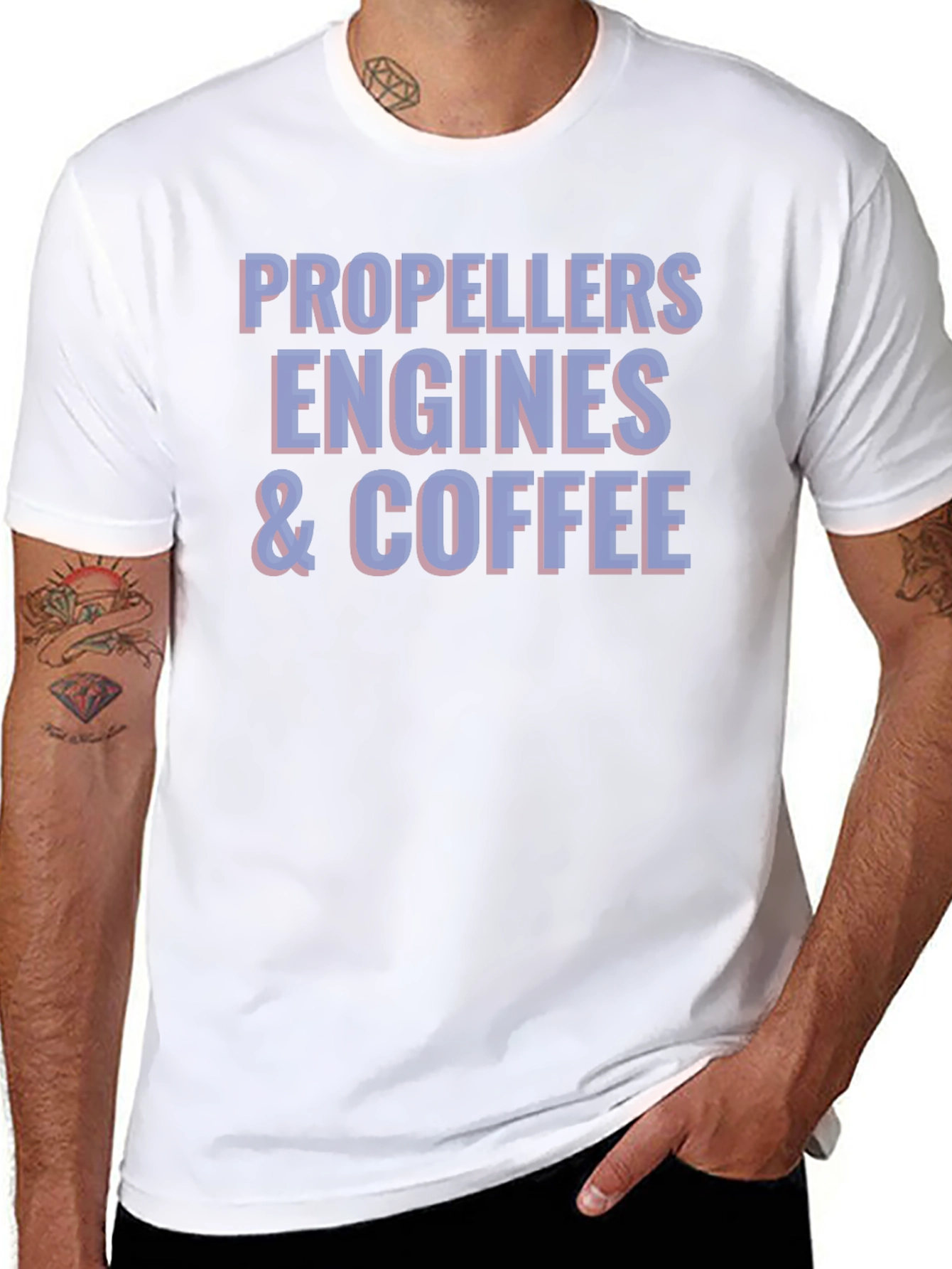 Propellers Engines & Coffee T-Shirt