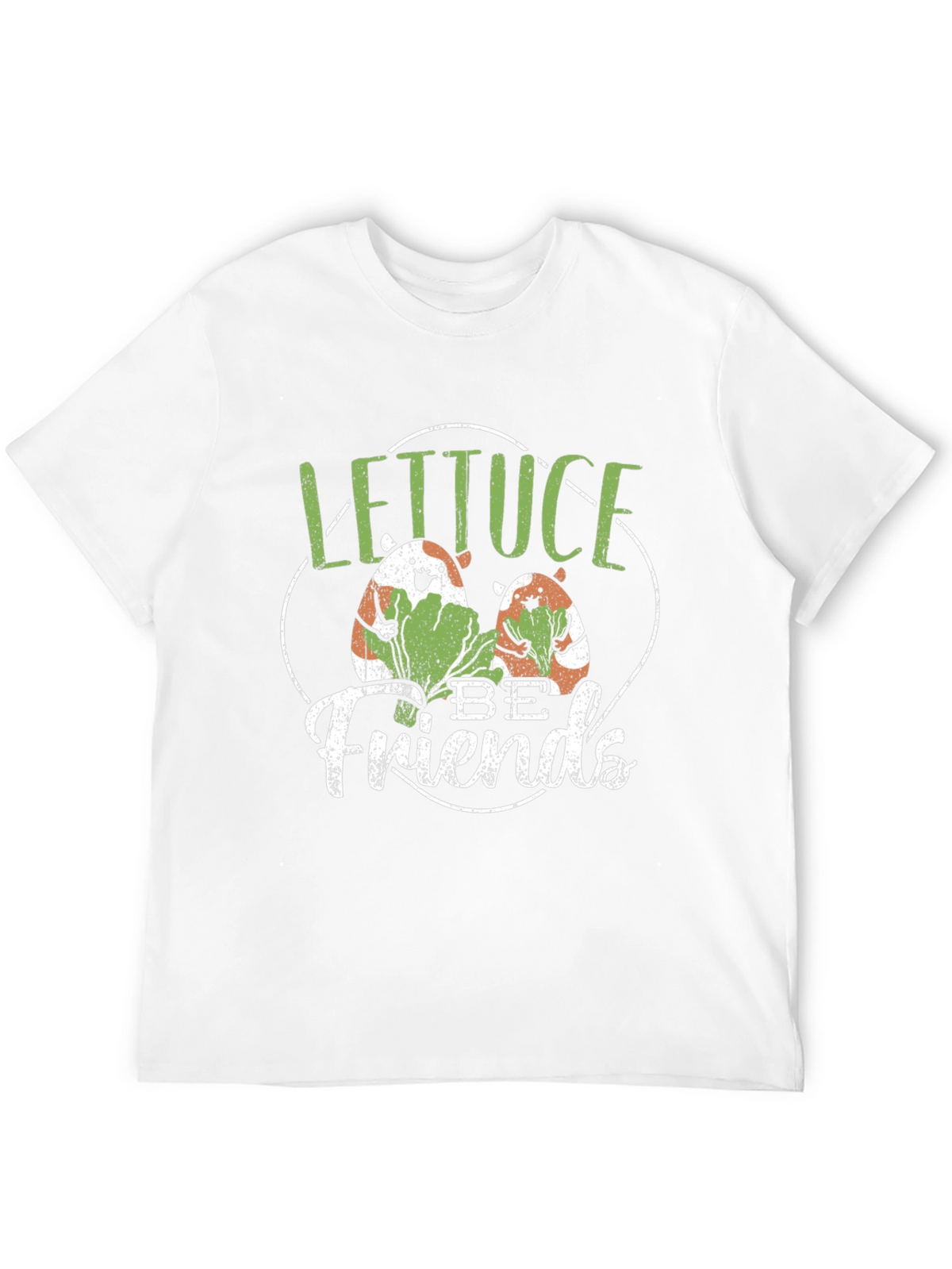 Lettuce Be Friends T-Shirt - Cute Guinea Pig Tee