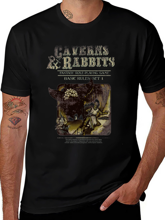 Caverns & Rabbits Fantasy T-Shirt