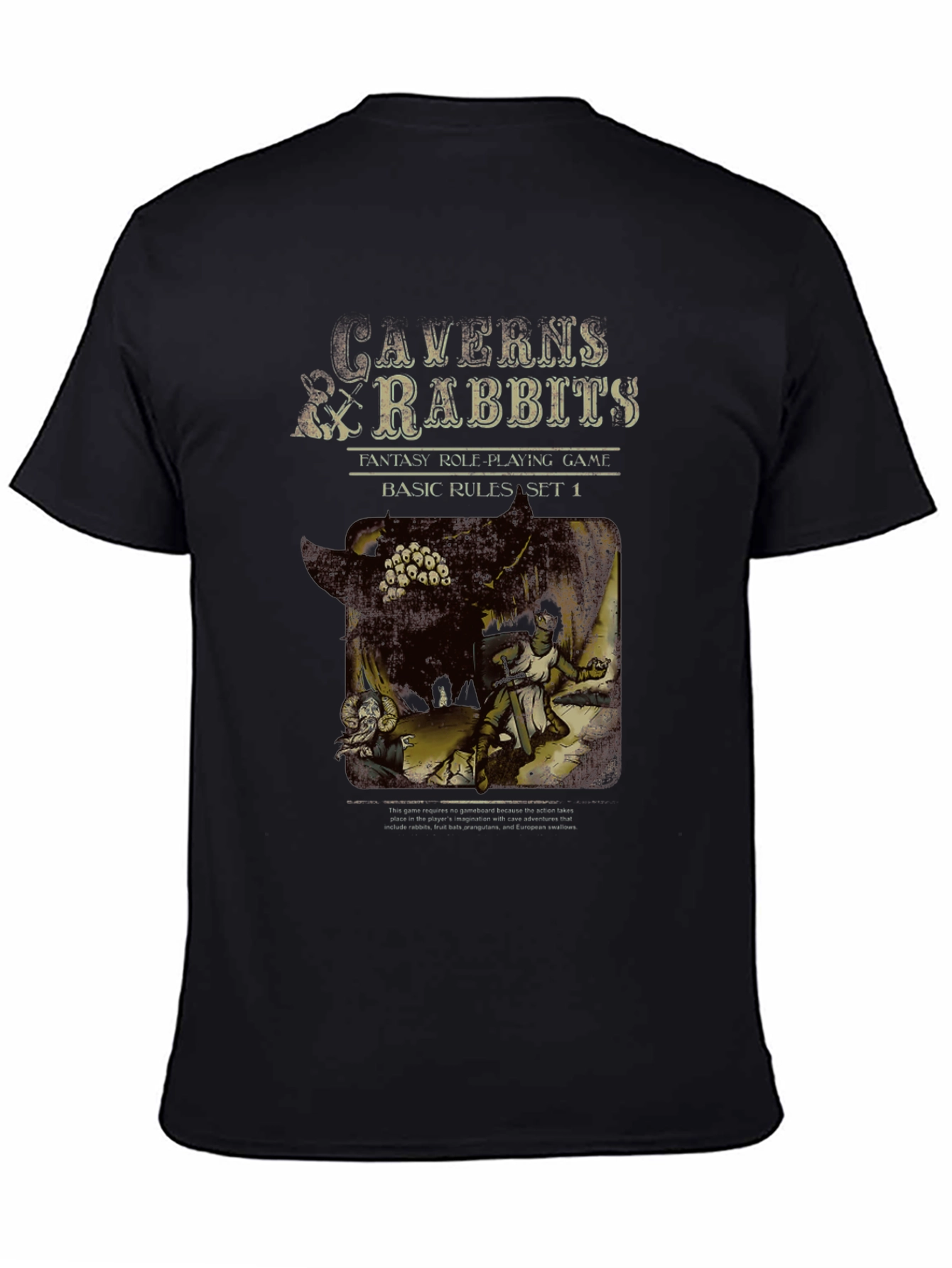 Caverns & Rabbits Fantasy T-Shirt
