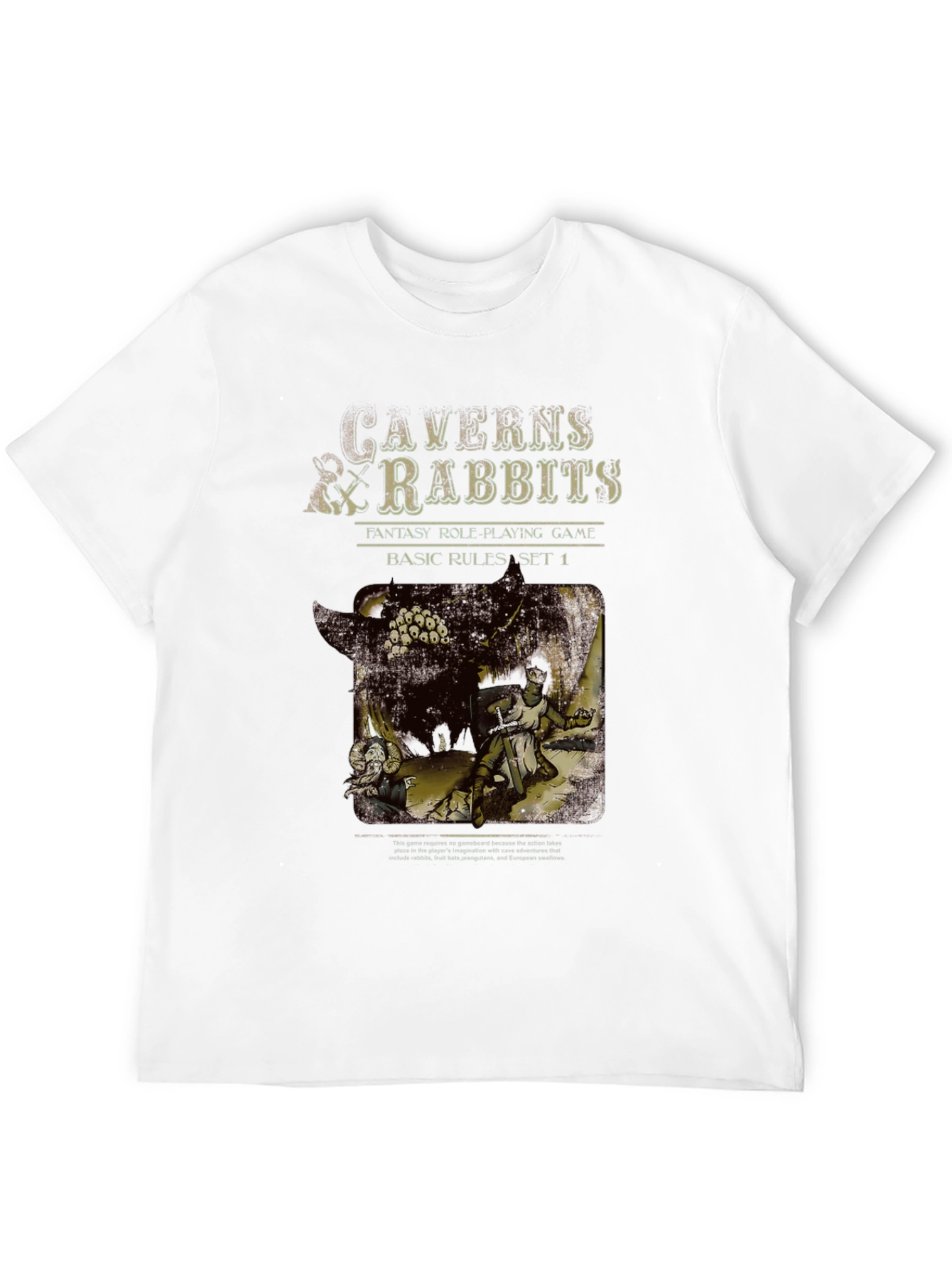 Caverns & Rabbits Fantasy T-Shirt