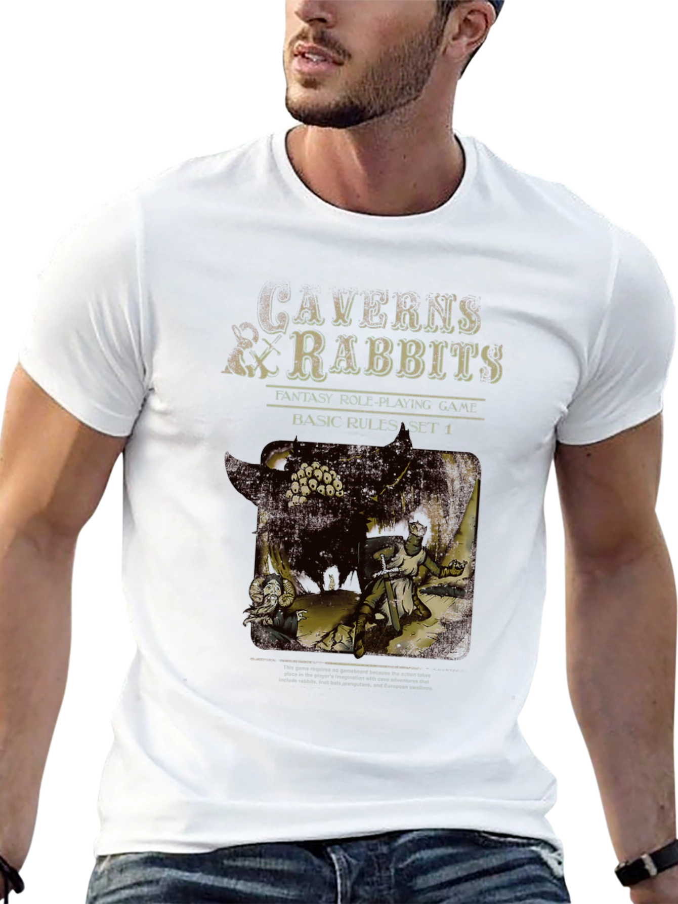 Caverns & Rabbits Fantasy T-Shirt