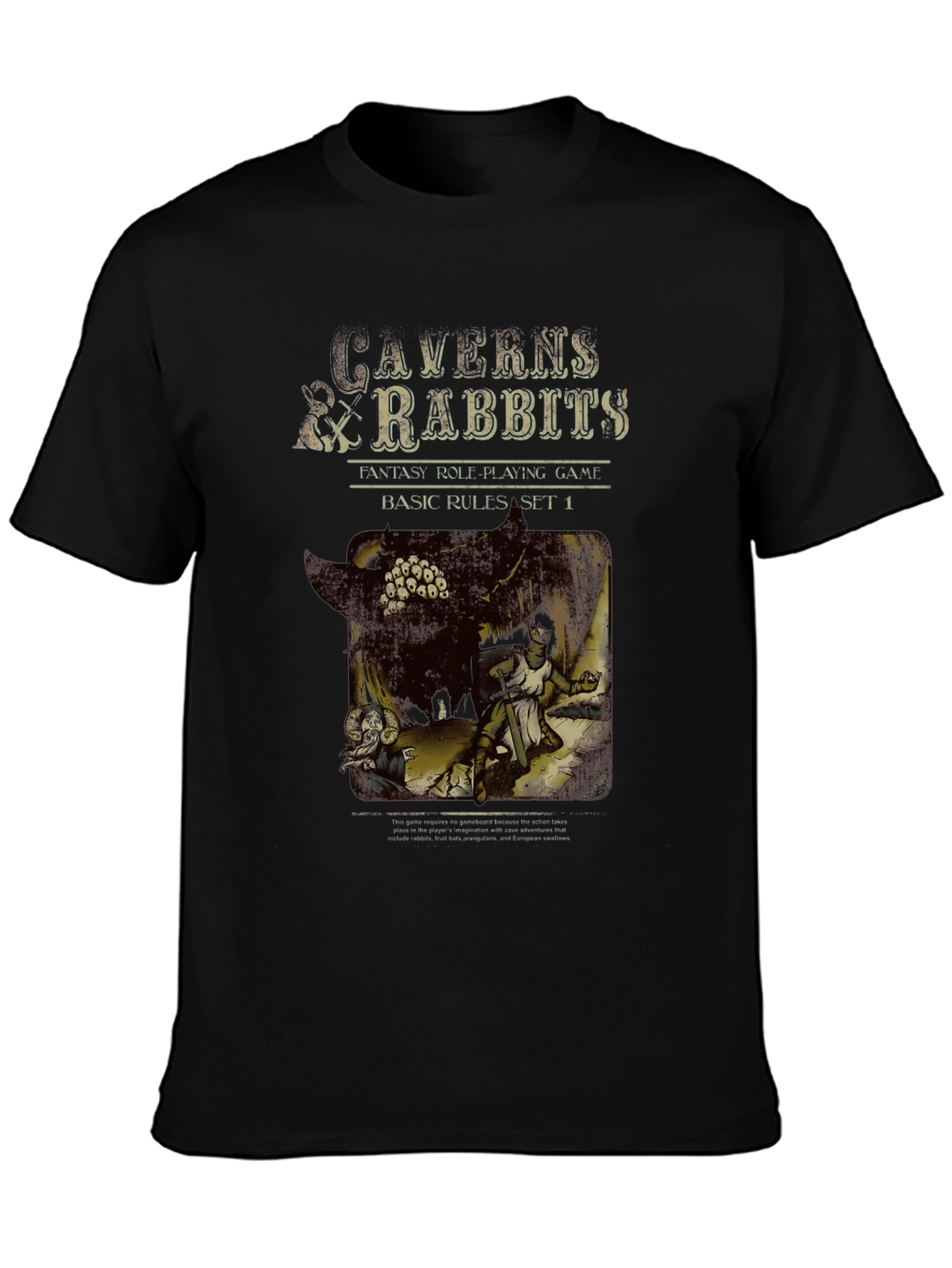 Caverns & Rabbits Fantasy T-Shirt