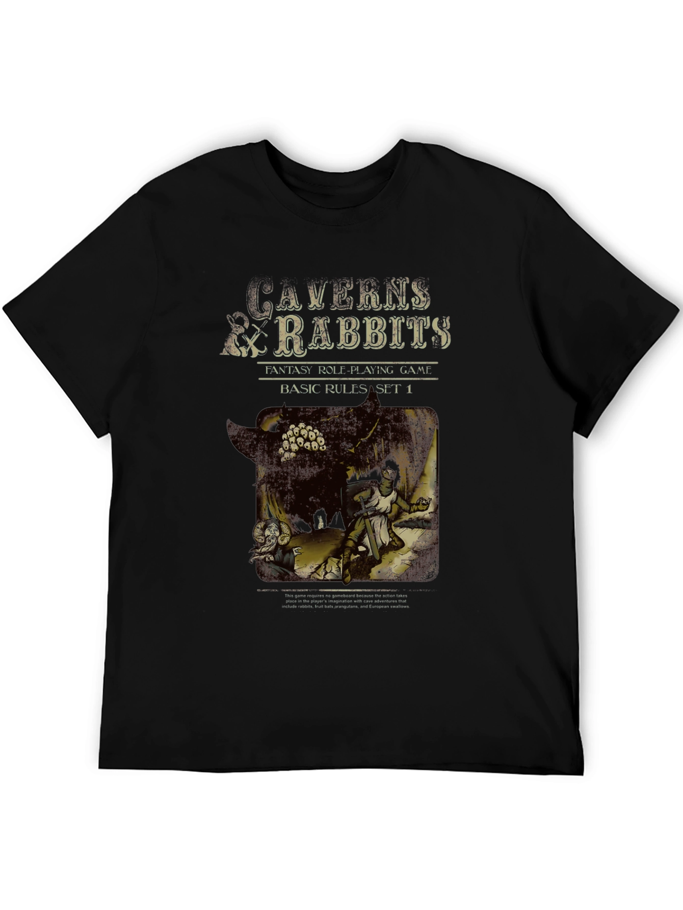 Caverns & Rabbits Fantasy T-Shirt