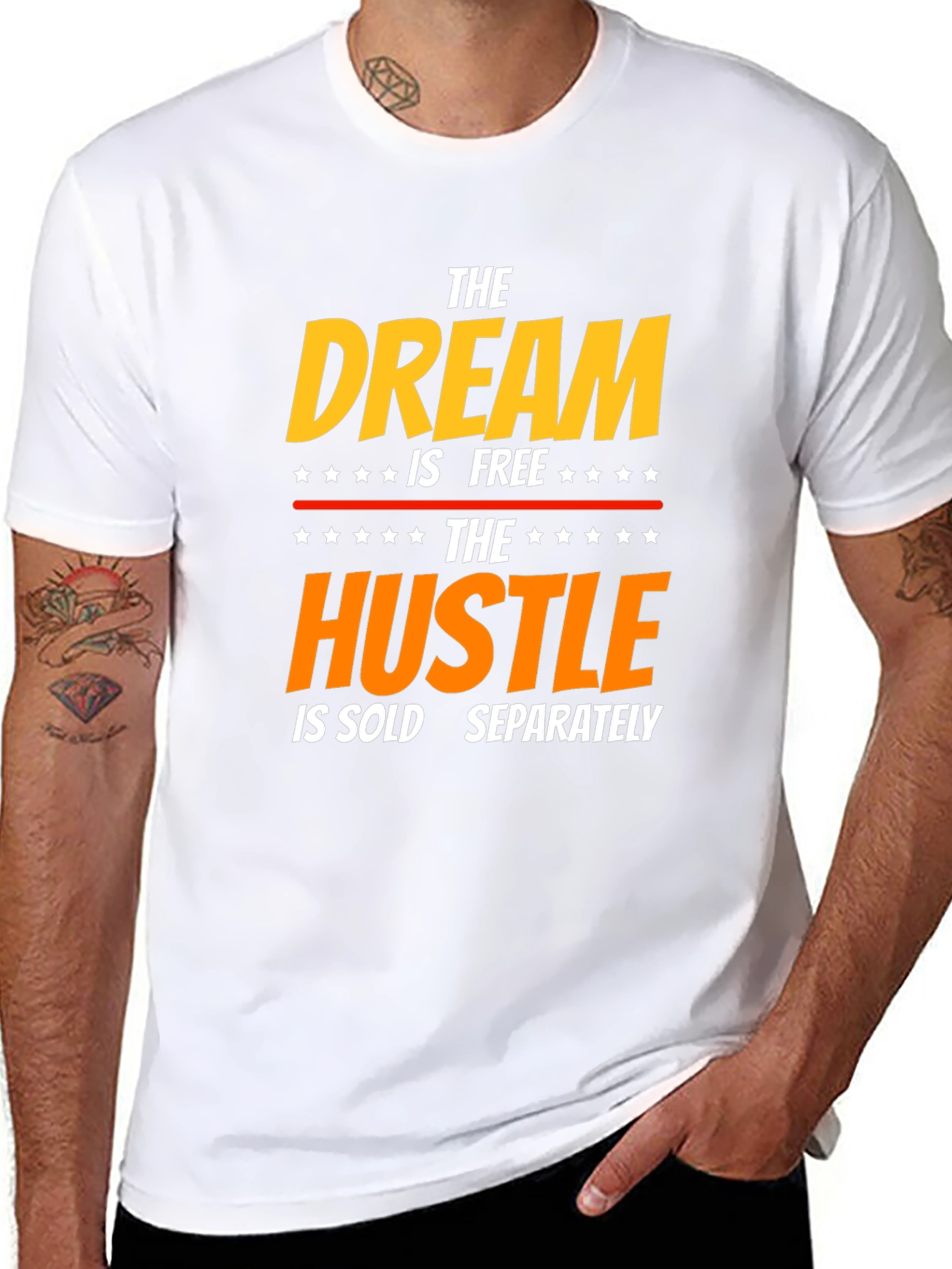 Dream Hustle T-Shirt - Inspirational Graphic Tee