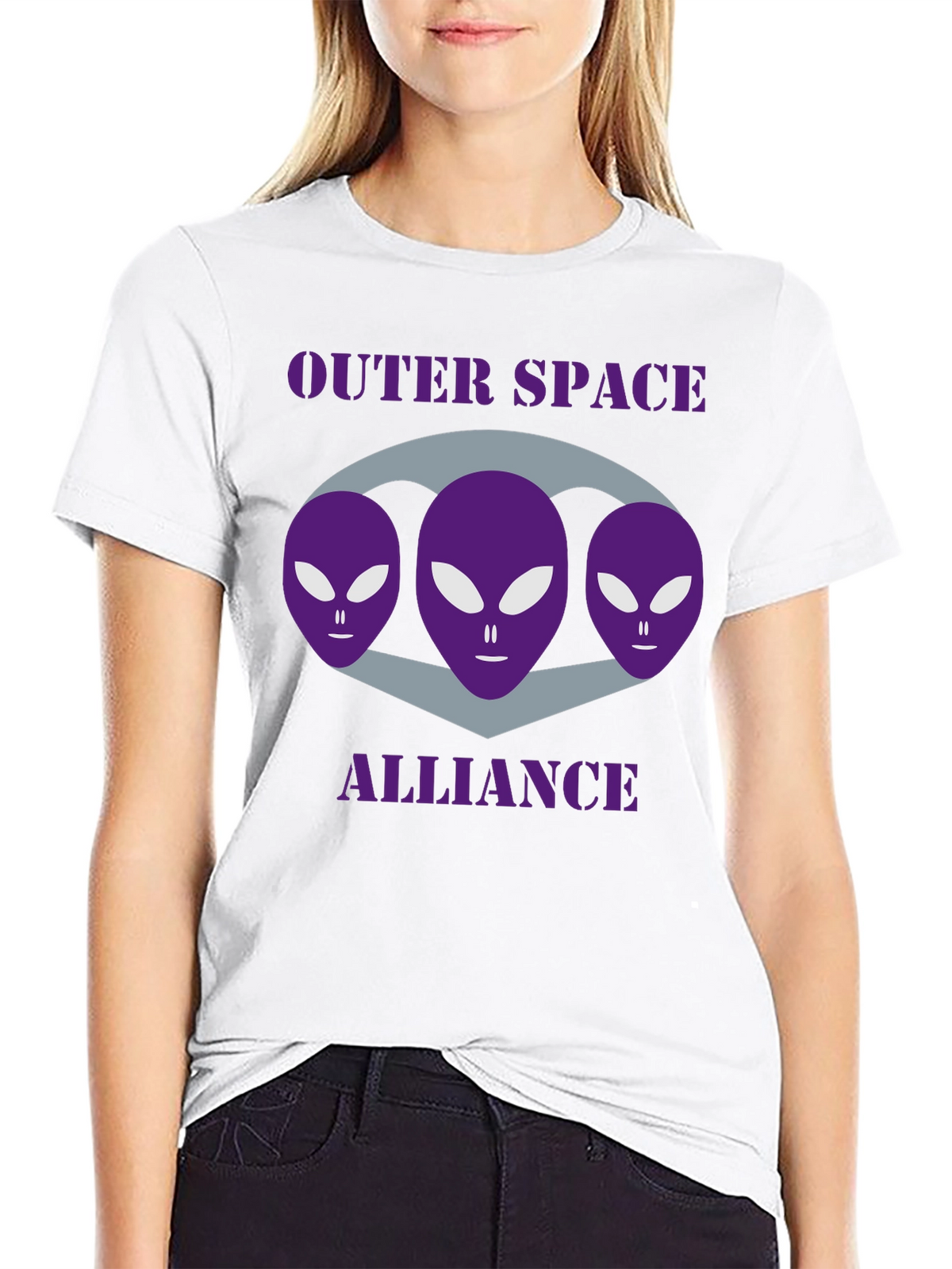 Outer Space Alliance Alien T-Shirt