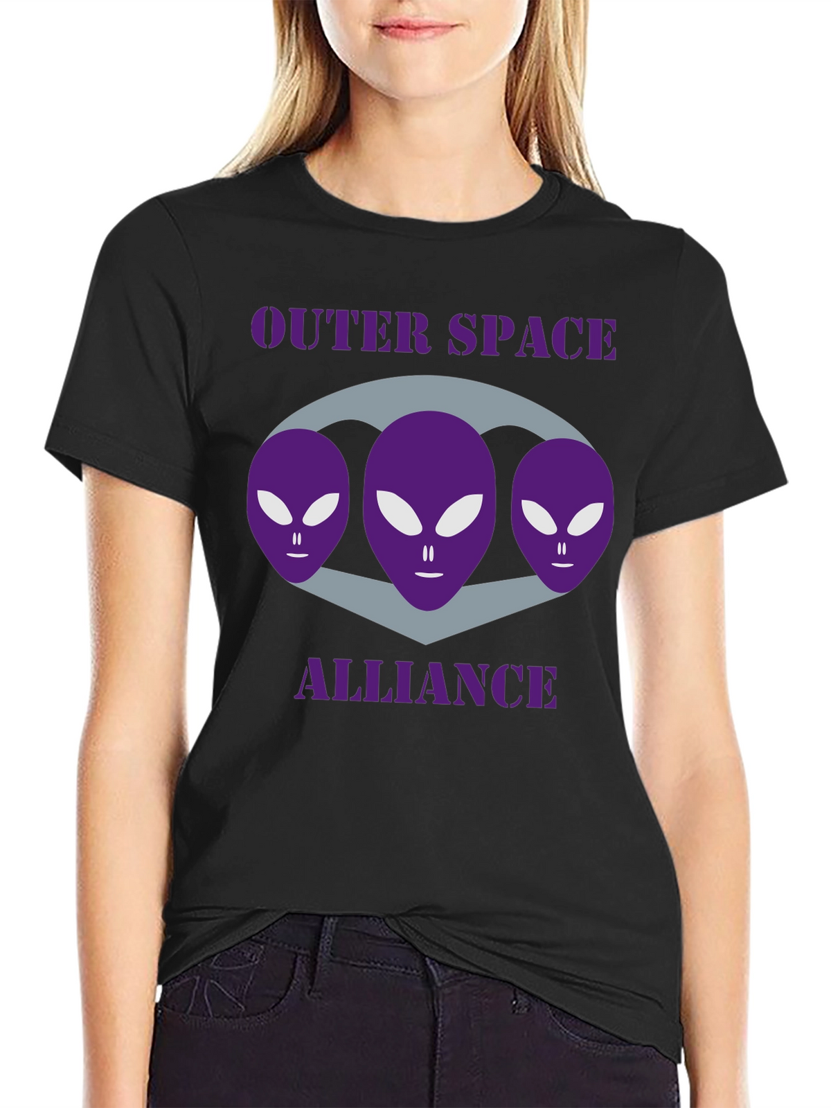 Outer Space Alliance Alien T-Shirt