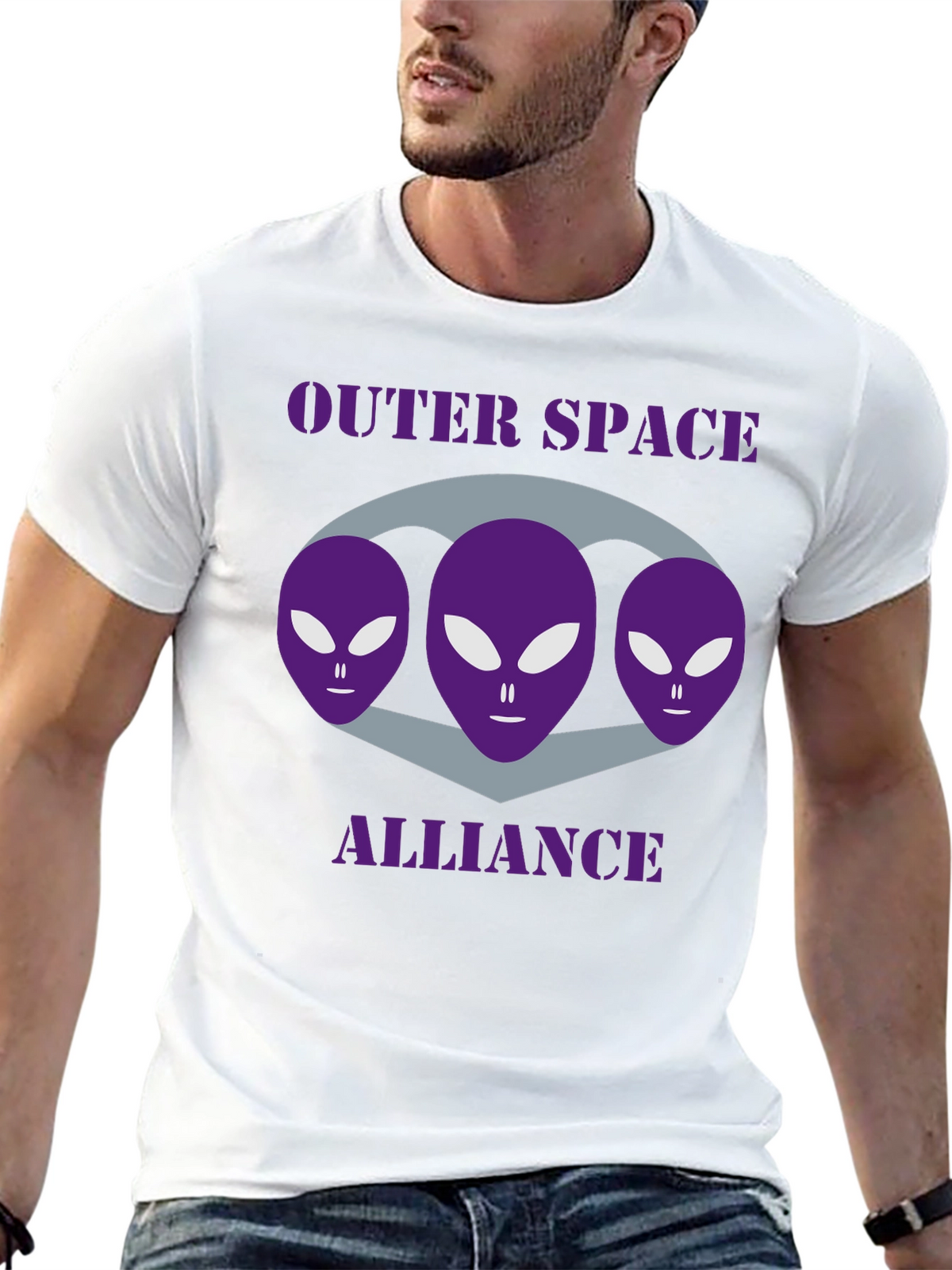 Outer Space Alliance Alien T-Shirt
