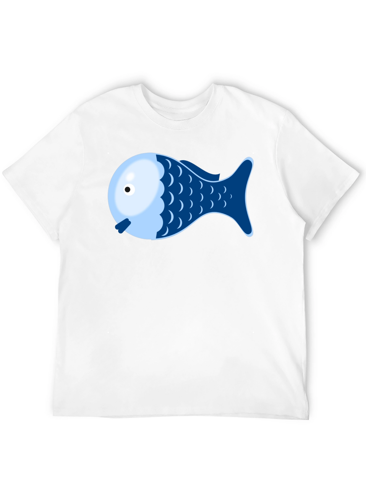 Fish Graphic Tee - Novelty Shirt