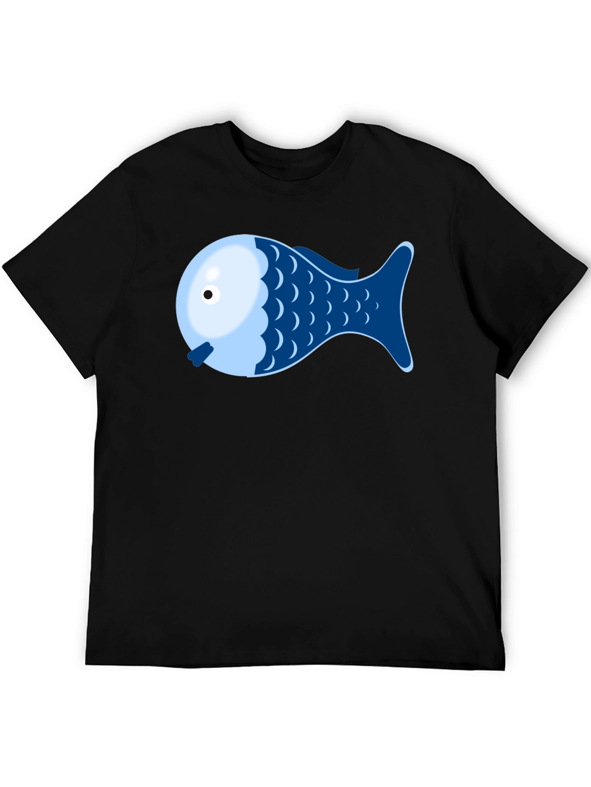 Fish Graphic Tee - Novelty Shirt