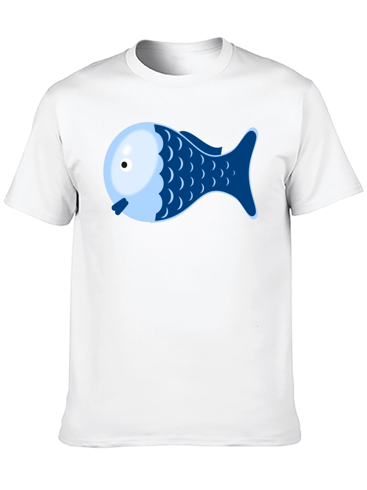 Fish Graphic Tee - Novelty Shirt