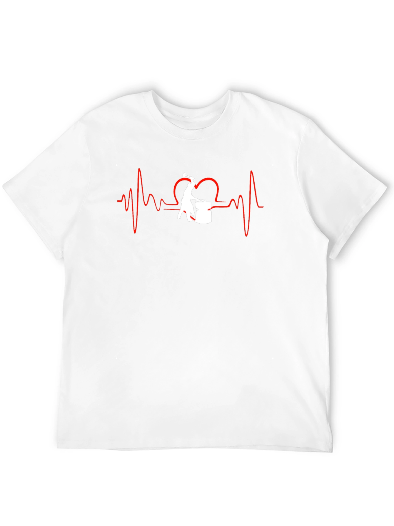 Blacksmith Heartbeat T-Shirt - Forging Passion