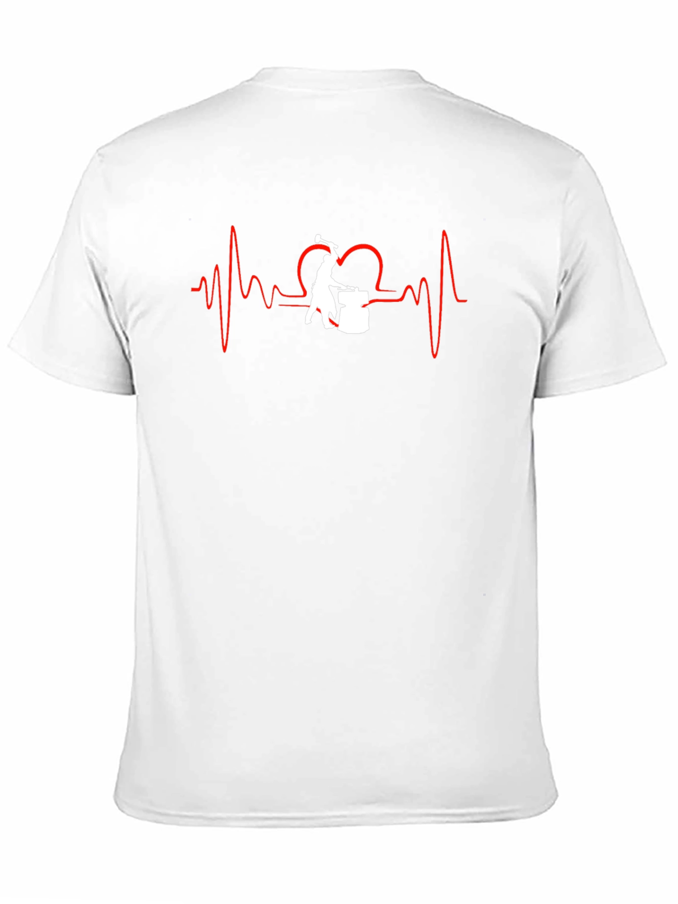 Blacksmith Heartbeat T-Shirt - Forging Passion