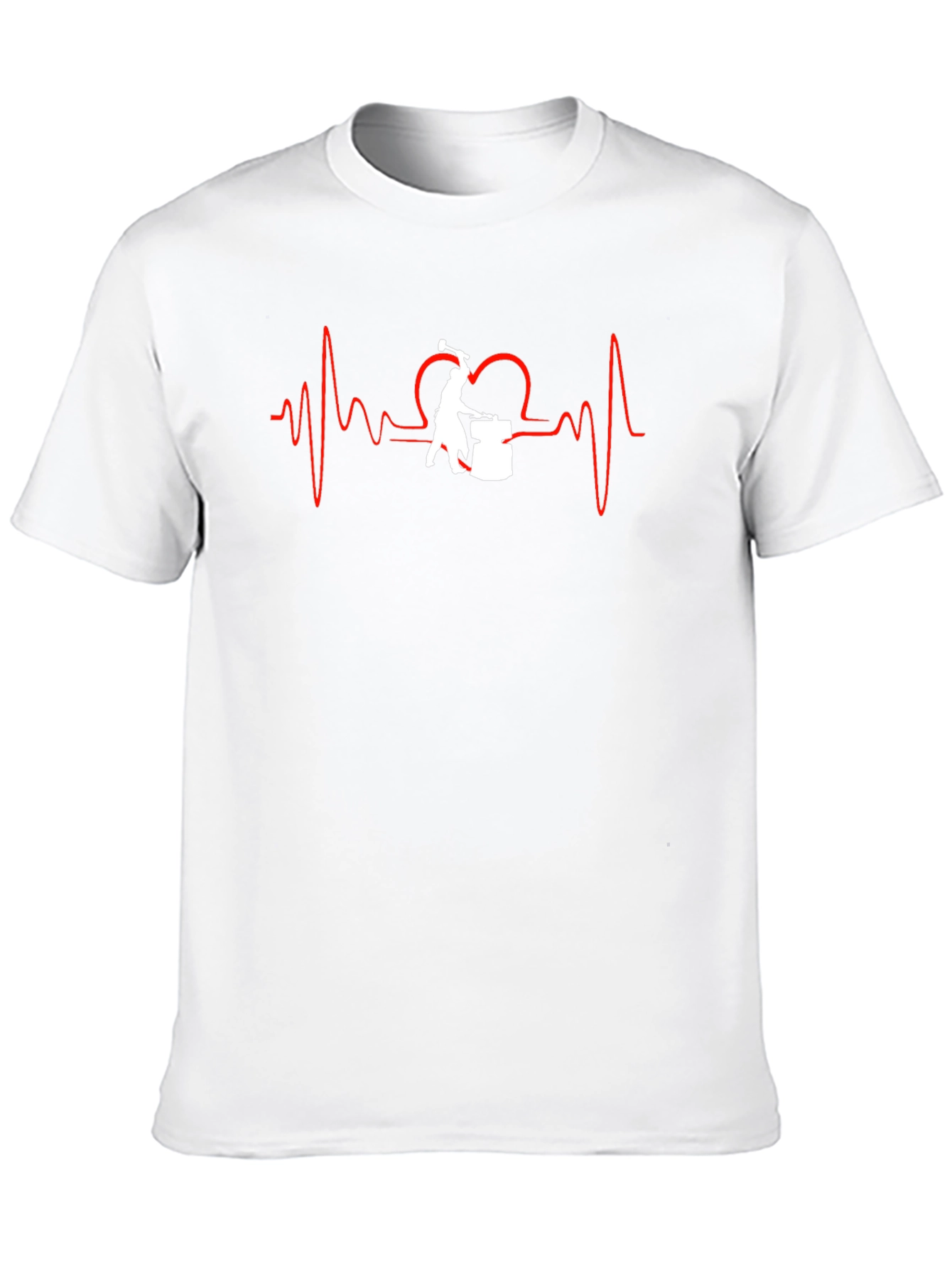 Blacksmith Heartbeat T-Shirt - Forging Passion