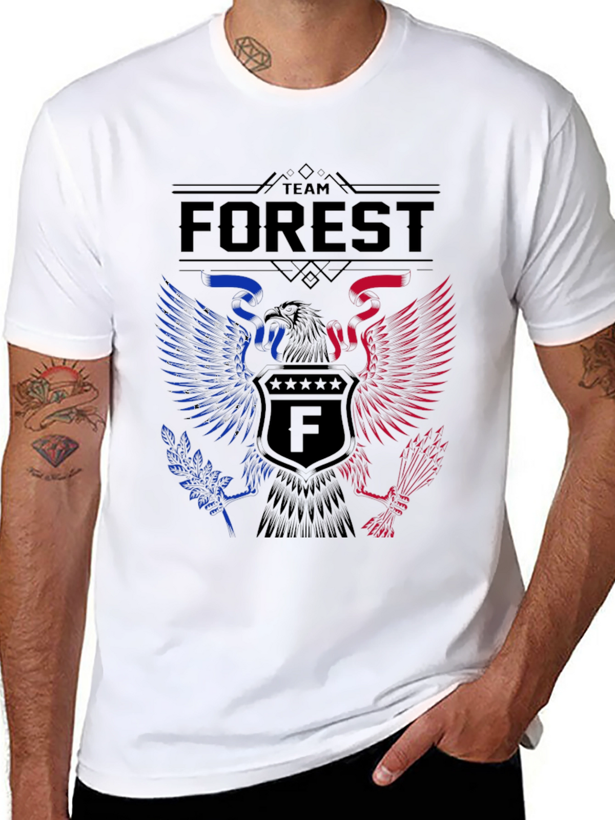Team Forest Eagle Graphic T-Shirt
